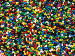 Multicoloured Plastic Beads photo and picture - thermoplastics polyolefin